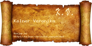 Kelner Veronika névjegykártya